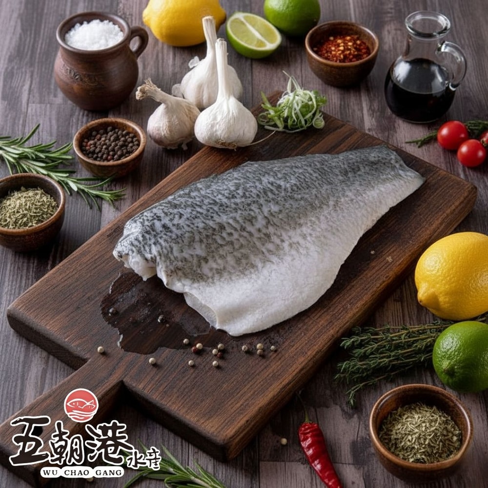【五朝港水產】屏東鮮凍金目鱸魚菲力 (200-300克/片) 4片+ 台灣頂級午仔魚一夜干 (200-250克/隻) 3片