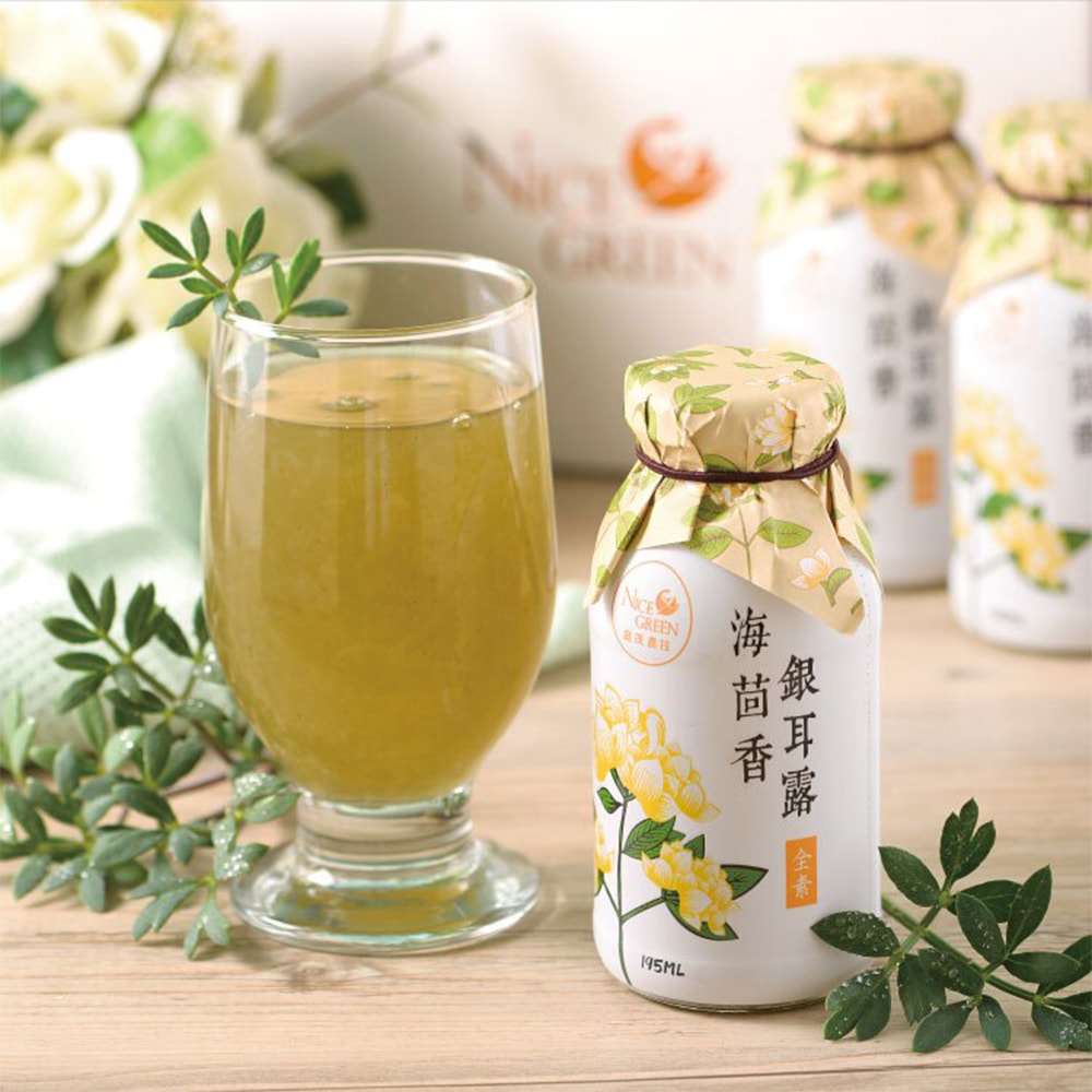 【NICE GREEn】美蔬菜 4 盒、海茴香銀耳露 4 瓶【美蔬菜盒口味 各1盒】