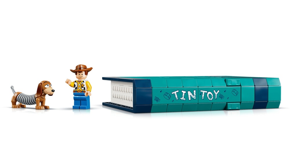 【LEGO 樂高】磚星球〡 43301 迪士尼系列 玩具總動員彈簧狗書擋 Toy Story Slinky Dog Bookends