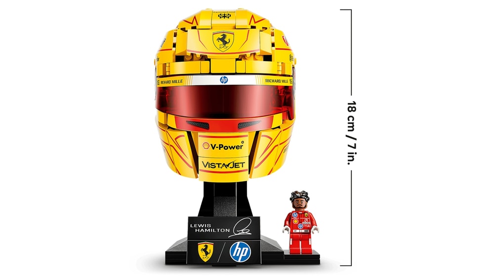 【LEGO 樂高】磚星球〡 43022 法拉利 路易斯 漢米爾頓 頭盔 Scuderia Ferrari HP Lewis Hamilton Helmet