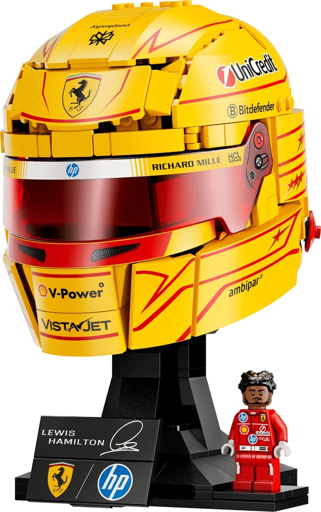 【LEGO 樂高】磚星球〡 43022 法拉利 路易斯 漢米爾頓 頭盔 Scuderia Ferrari HP Lewis Hamilton Helmet