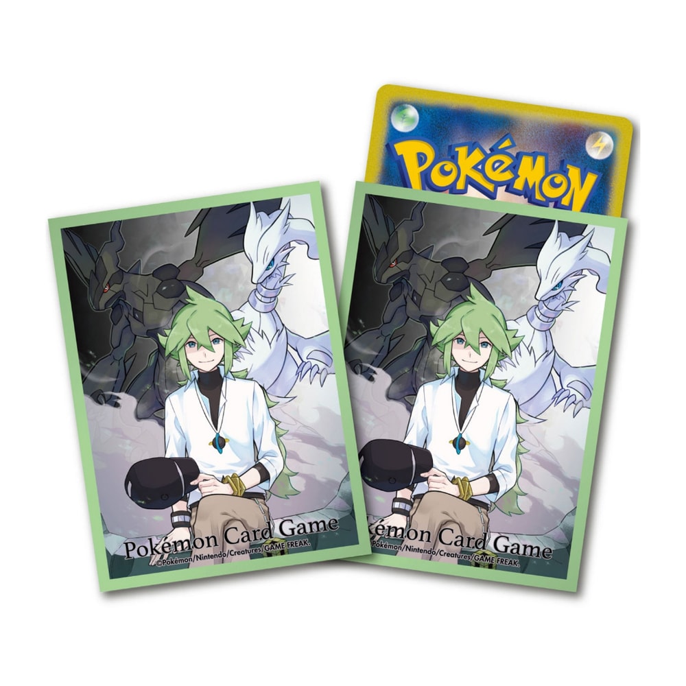 【POKEMON 寶可夢】寶可夢中心限定 PTCG 寶可夢 造型 卡套 N&萊希拉姆&捷克羅姆