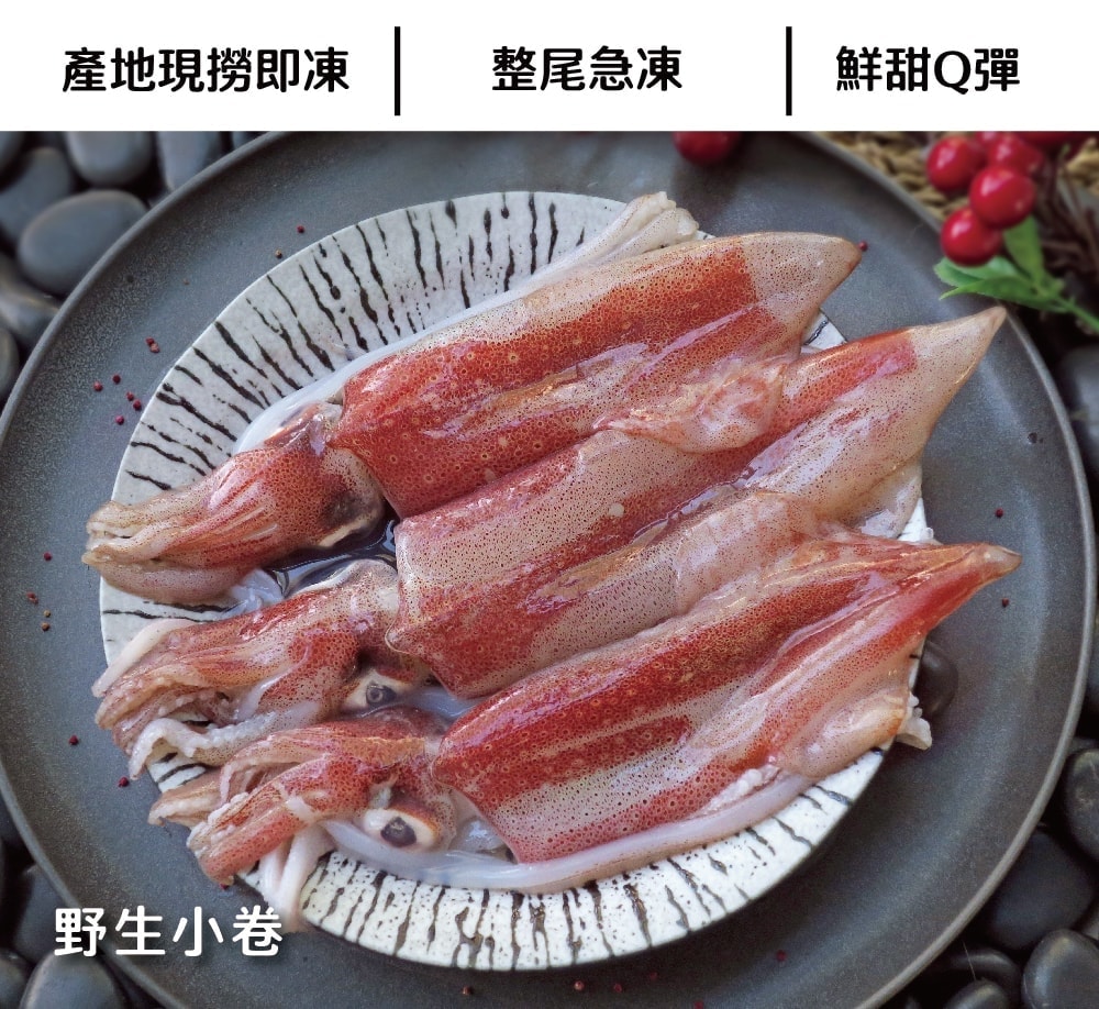 【鱻好美】智利鮭魚厚切10包組(300g/包)｜贈【有心肉舖子】野生小卷 (300g/包,約6-10隻)