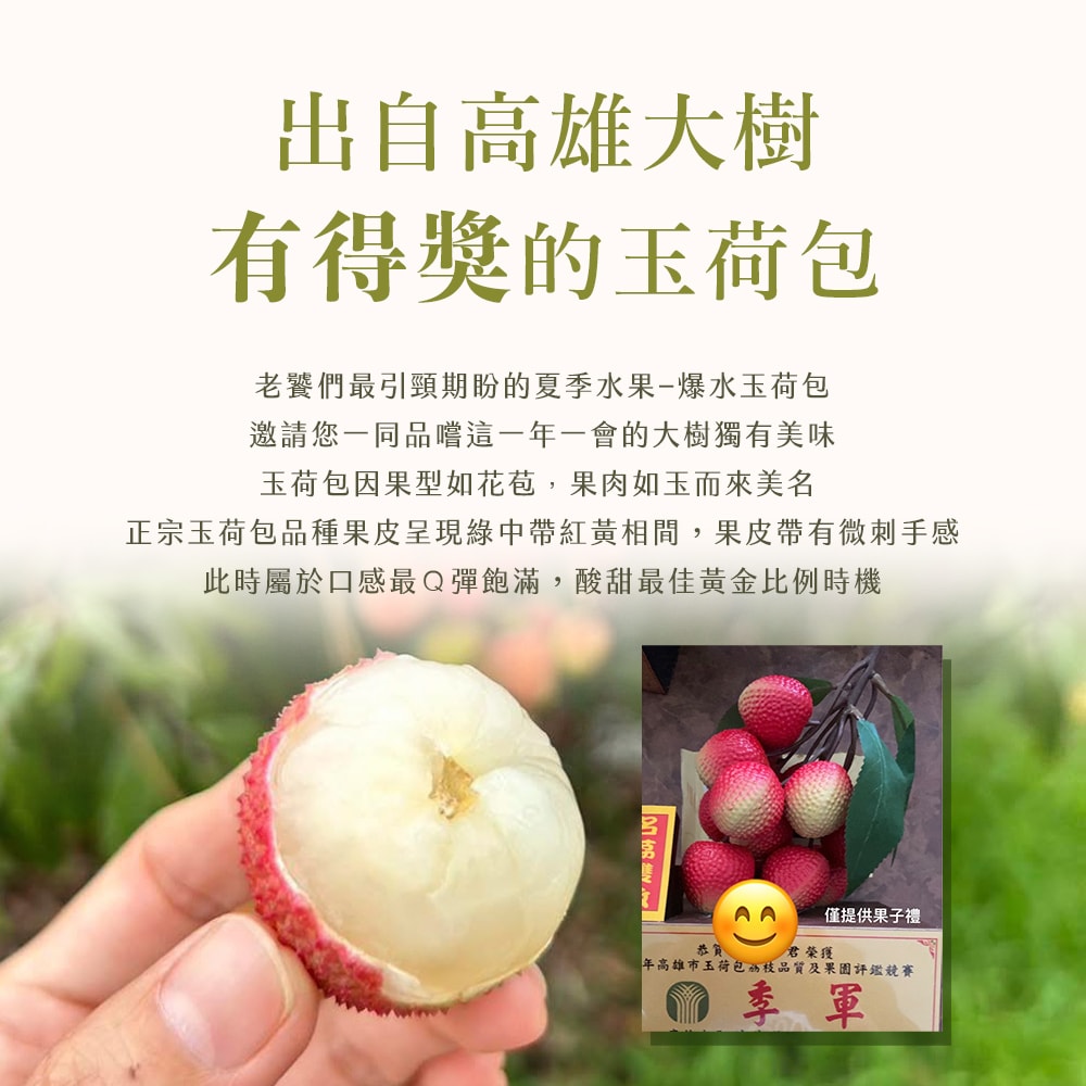 【果子禮】!外銷等級! 32mm+玉荷包(約40-60顆) 2.5台斤/盒x4盒