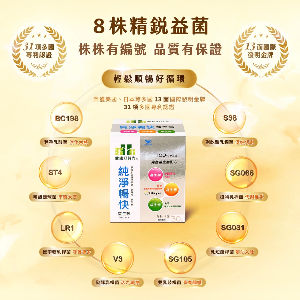 【健康好時光】純淨暢快益生菌(30入/盒)