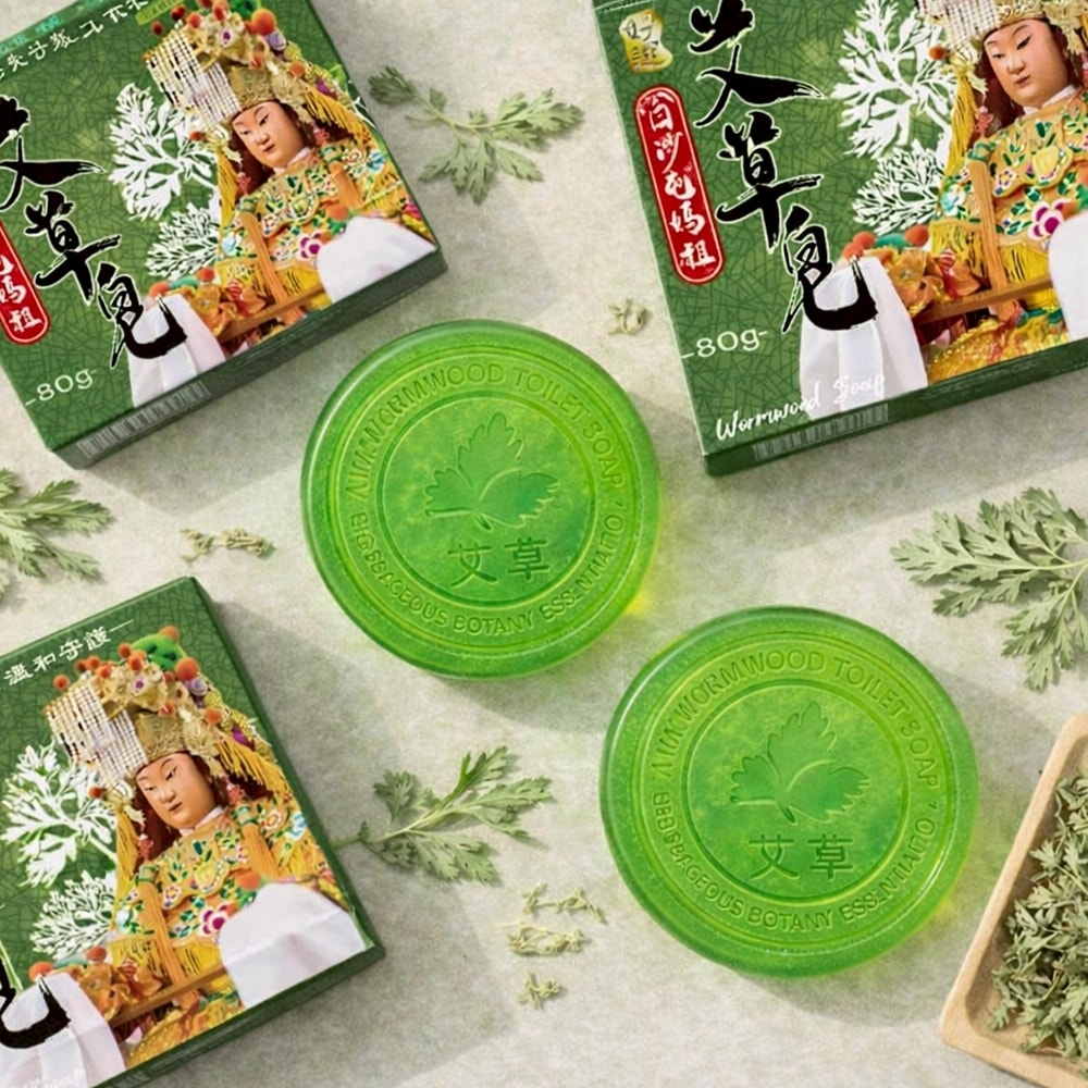 【天后】白沙屯媽祖 艾草皂 80g -6盒入
