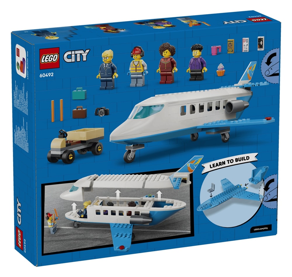 【LEGO 樂高】磚星球〡 60492 城市系列 噴射客機 Passenger Jet