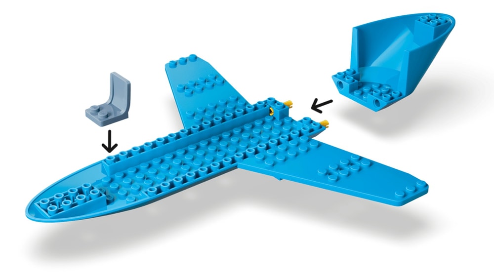 【LEGO 樂高】磚星球〡 60492 城市系列 噴射客機 Passenger Jet