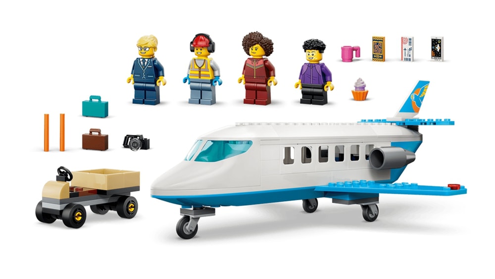 【LEGO 樂高】磚星球〡 60492 城市系列 噴射客機 Passenger Jet