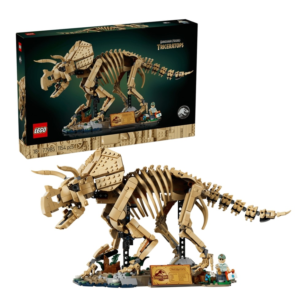 【LEGO 樂高】磚星球〡 77985 侏儸紀世界 恐龍化石 三角龍 Dinosaur Fossils: Triceratops