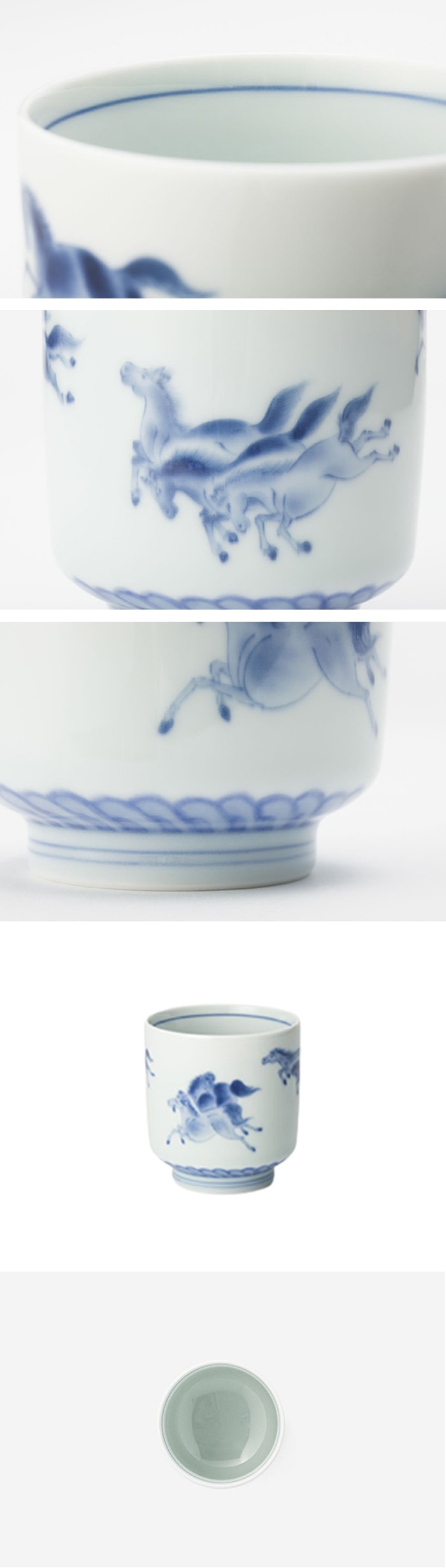 染付龍紋  盃 Yahoo!オークション -「馬上杯」(染付) (骨董陶磁器一般)の落札