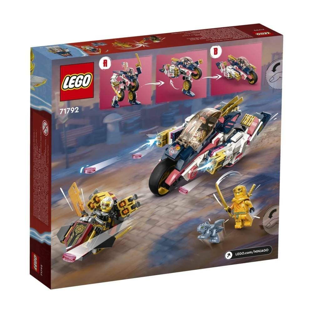 LEGO 樂高】磚星球〡71792 旋風忍者索拉的變形機械人摩托飛車Sora's